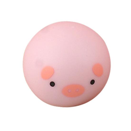1/3Pcs Steamed Bun Toy with Steamer Pig Chick Panda Bunny Bun Squeeze Toy Slow Rebound Simulated Dumpling Stress Ball Office Desk Relaxation Tool