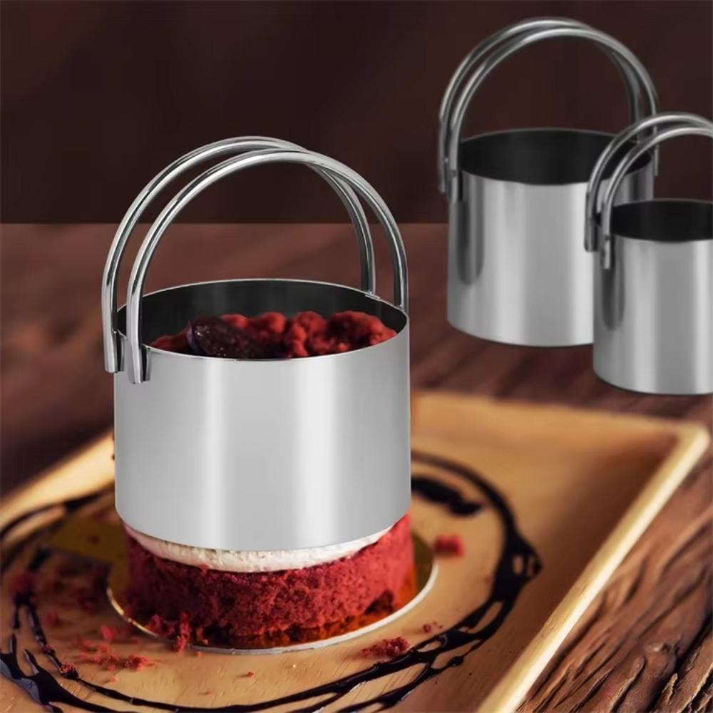 5pcs Lace/Straight Edge Biscuit Mold 5 Sizes Sandwich Mold Stainless Steel Cookie Cutter Set  Scone