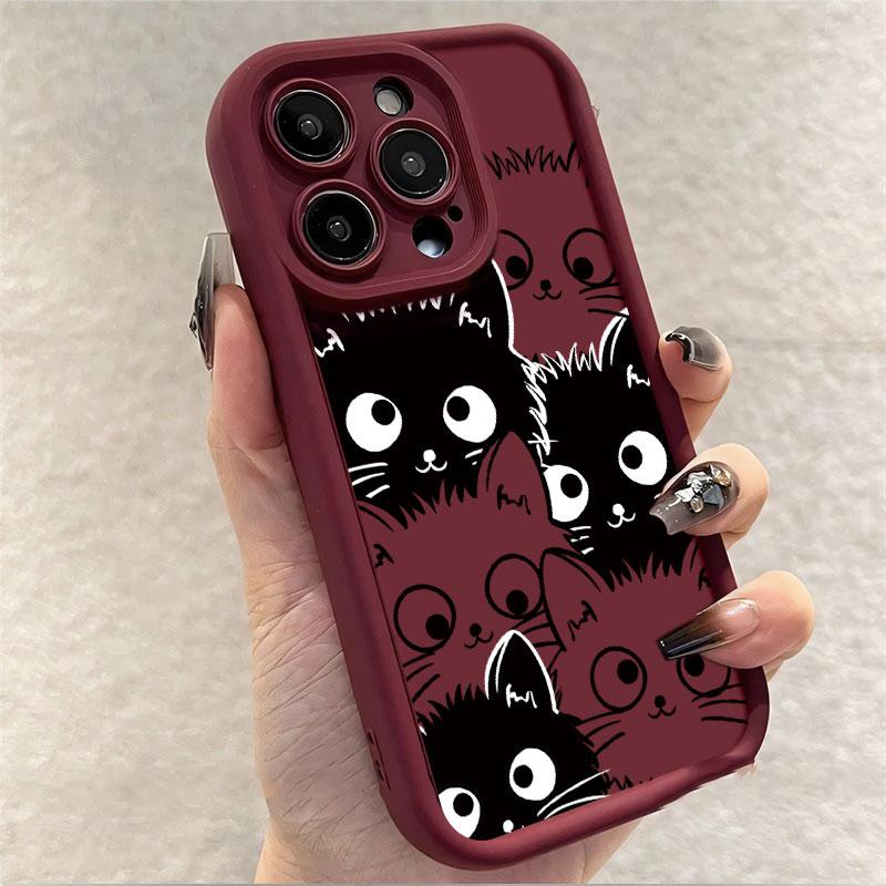 For Tecno Camon 20 Pro 20S Pro 5G /Infinix Note 50X 50 Pro Plus Full Package Shockproof Silicone Soft Cover Cute Cat Phone Case