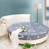 200/220CM Fitted Sheet Round Hotel Home Extra Soft Round Bed Sheets NO Pillowcases Pure Cotton Bedsheet with Elastic Straps