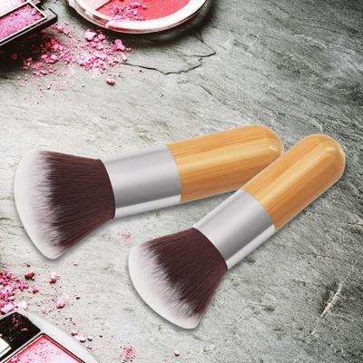 Yousheng Make-up Pinsel Nylon Weiche Borsten Anti-Rutsch Bambusgriff Professionelles Make-up Multifunktional Puderpinsel Foundation Rouge Pinsel Make-up