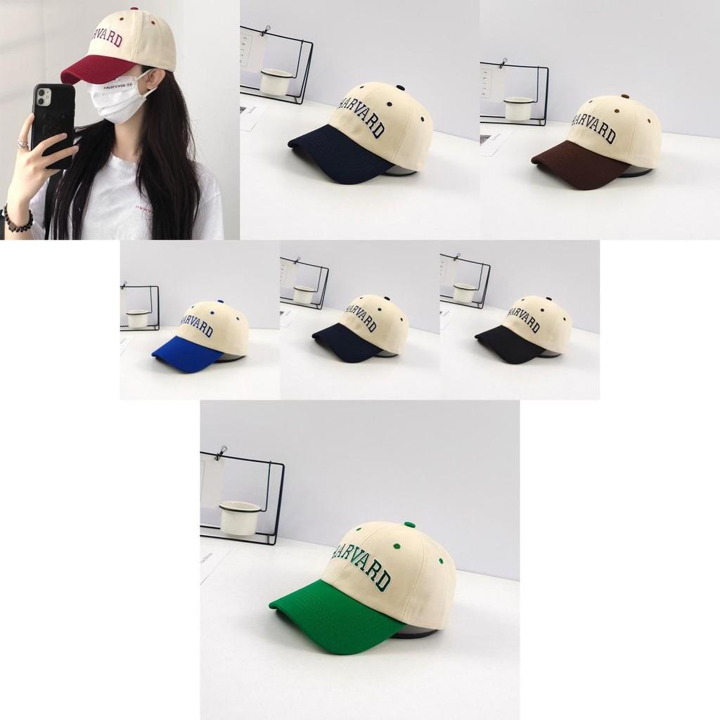 Stylish Women's Summer Baseball Cap Trendy Cotton Letter Design Sun Protection