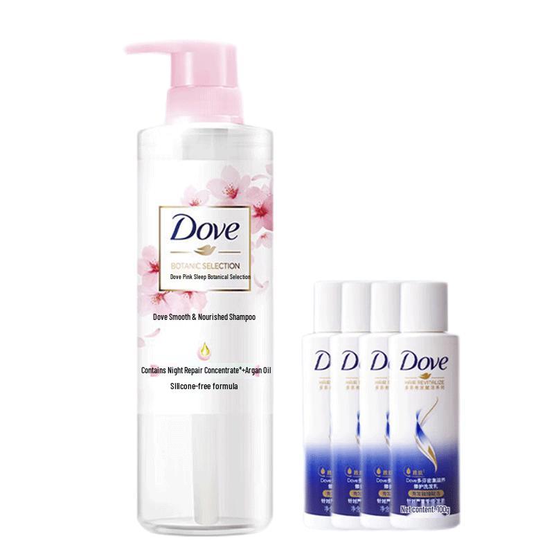 Dove Botanical Smoothing & Nourishing Shampoo Set