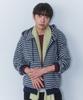 Cgp Pocket Point Stripe Zip-Up Hoodie - Dark Grey