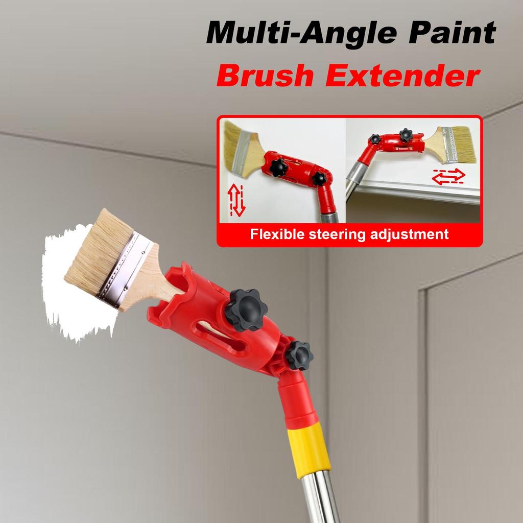 Paint Roller Brush Painting Roller Set With Multi-angle Extender Pole And Brush House Projects Renovation Accessory For Ceilings