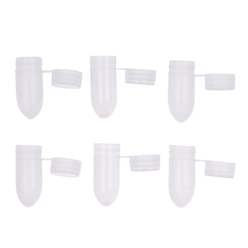 100Pcs Portable Flip Lid Transparent Capsule Storage Containers Pill Box