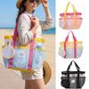 Breathable Mesh Swim Bag Lightweight Beach Storage Bag Toiletry Bag Shower Tote Bag Travel