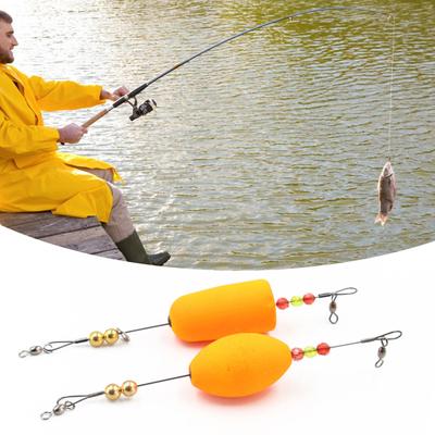 Fishing Bobbers Weighted Popping Floats Vibrant Color Strong Buoyancy Saltwater Freshwater Fishing Floats Accessories