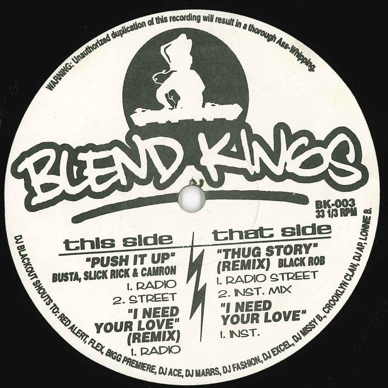 

12inch Record VARIOUS - Blend Kings Vol 3 BK003 Blend Kings US Rap Hip-HopRB Used