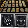 Square Flannel Tarot Altar Cloth Card Board Game Astrology for Oracle Card Pad Table Cover Card Mat Divination Tableclot