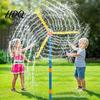 Schnellkupplungs-Schlauchsprinkler 55" Windmühlen-Wasser für Kinder 360 Grad drehendes Spritzspielzeug mit werkzeugloser Montage 3 Flügel Außenbereich Hinterhof