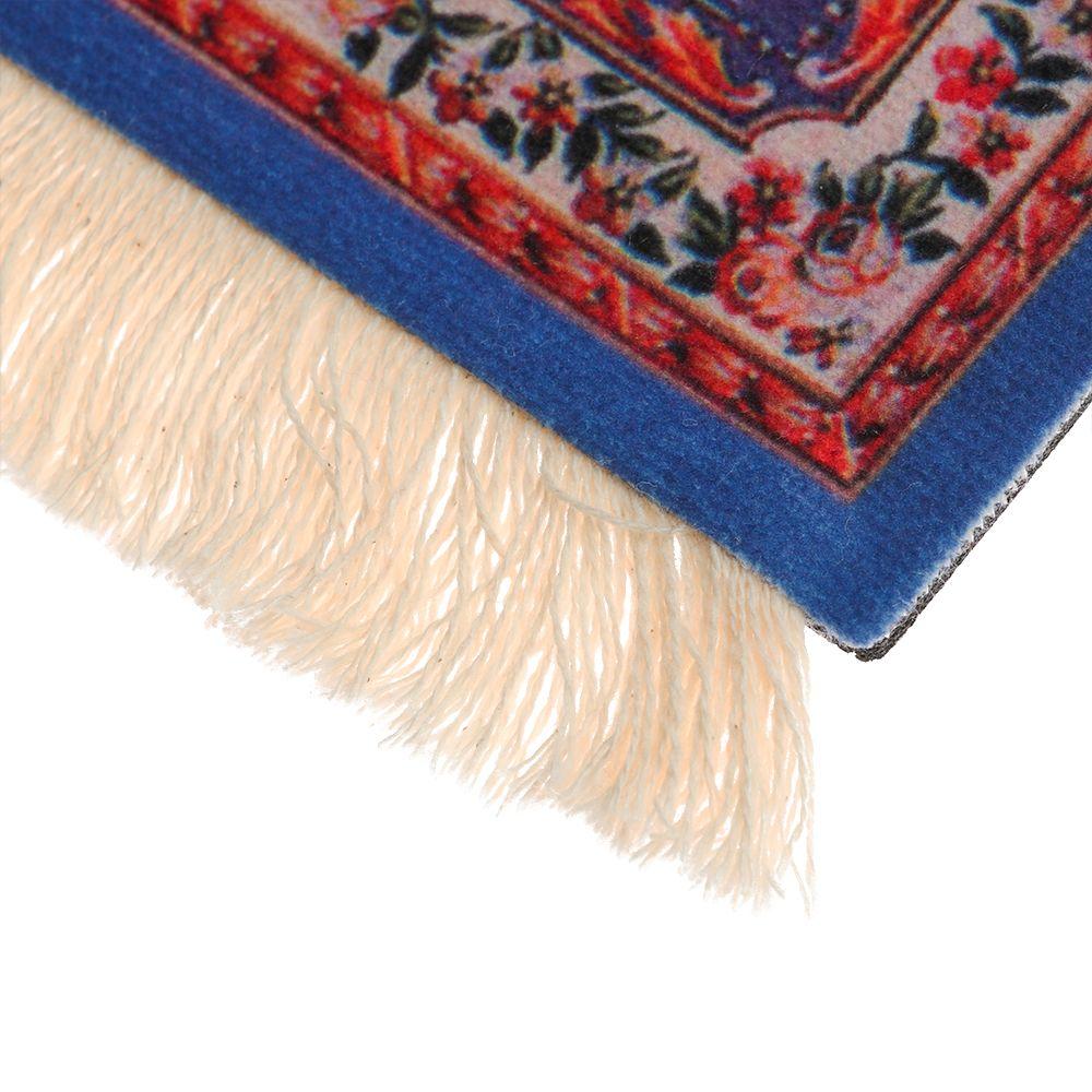 Rubber Anti-slip Water Coaster Table Decoration Persian Rug Style Mousepad Desk Cushion Mice Mat