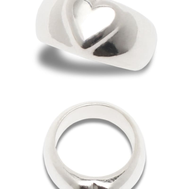 pinu big LOVE button ring