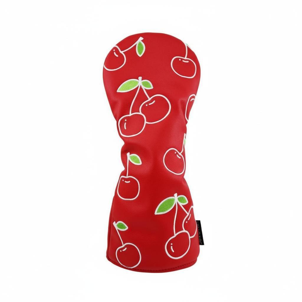 Fruit Pattern Sport Headcover Abrasion Protection Sport Club Headcover Driver Wood Utility Club Cover Wear-Resistant