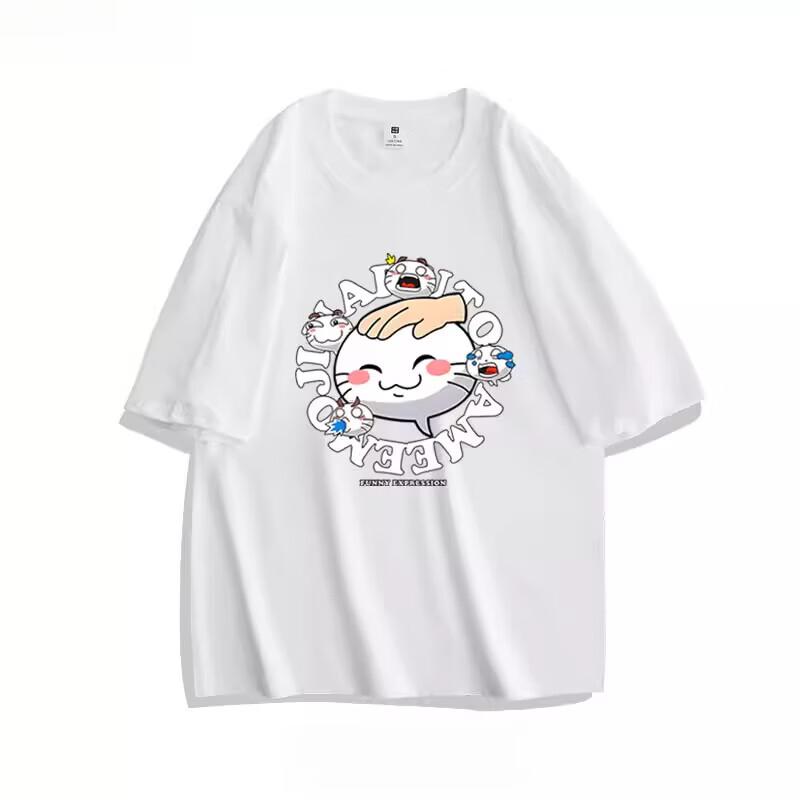 Naruto Mobile Duel Arena Emojis Touching Head Anime Childrens Tshirt 100 Cotton Printed Parent Child Casual Fashion Tshirt