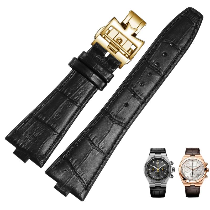 25*8 мм натуральная кожа мужской ремешок для часов Vacheron Constantin OVERSEAS Series — фото 23