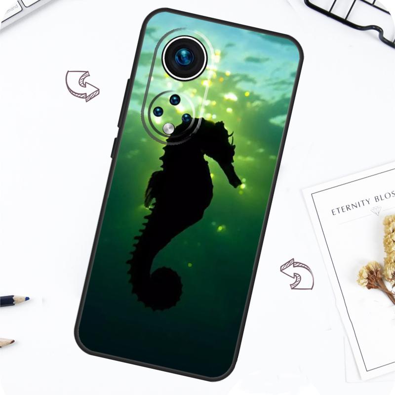 Coque à motif Étoile de mer Hippocampe Pour Honor Magic 7 5 6 Lite Honor 200 Pro X8b X9a X8a X8 X9 X9c X9b 50 70 90 Lite Housse