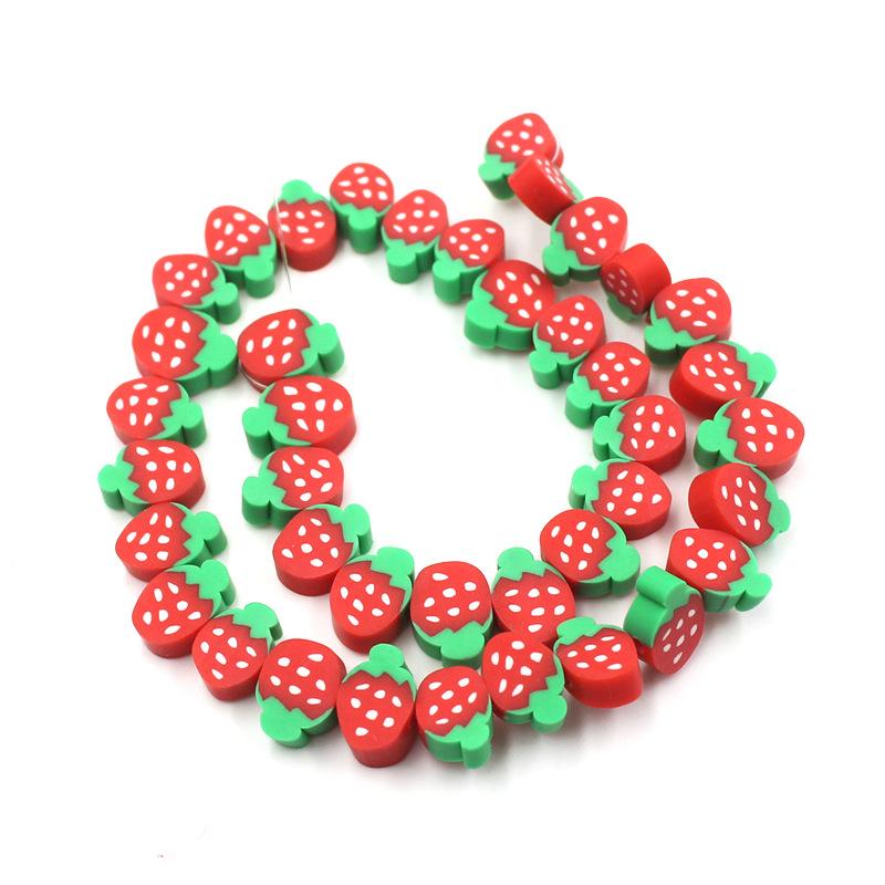 Soft Pottery Beads Beaded Handmade Materials Diy Jewelry Accessories Mobile Phone Chain Bead Separation Mixed Color Soft Pottery Loose Beads