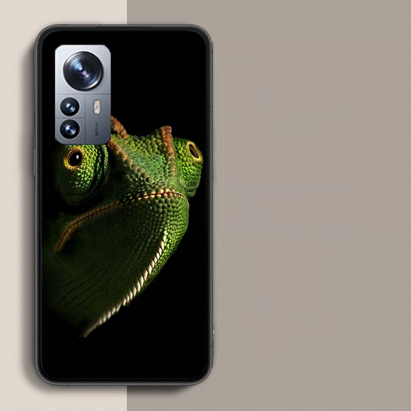 Chameleon Funny Wildlife Phone Case For Redmi Note 13 Pro Plus 14 Pro+ 12S 12 11S 11T 11E 11 10S 10 9S 9 Xiaomi Capa TPU