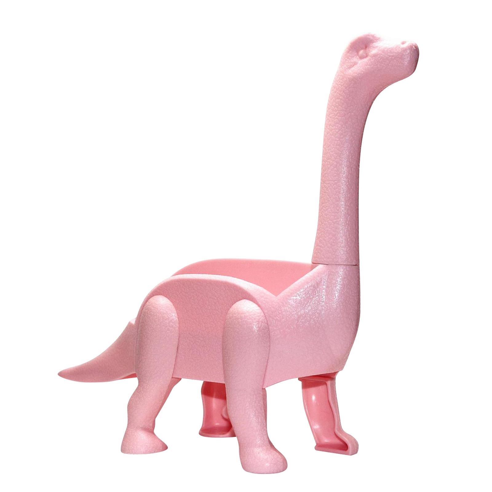 

Taco Stand Rack Tray, Plastic Long Necked Dinosaur Shaped Food Server Taco Holders, Dinosaur Taco Stand For Hot Dogs, Burritos, One Size рожевий