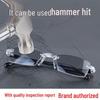 Smart Zoom Frameless Anti-Blue Light Reading Glasses