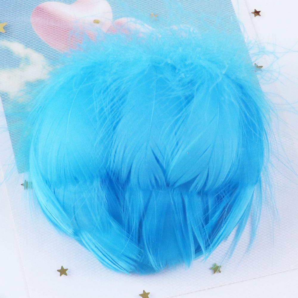 Natural Goose Feathers 4-8Cm Small Floating Leather Pink Swan Feather Plume For Craft Wedding Jewelry Decoration Plumes 100Pcs