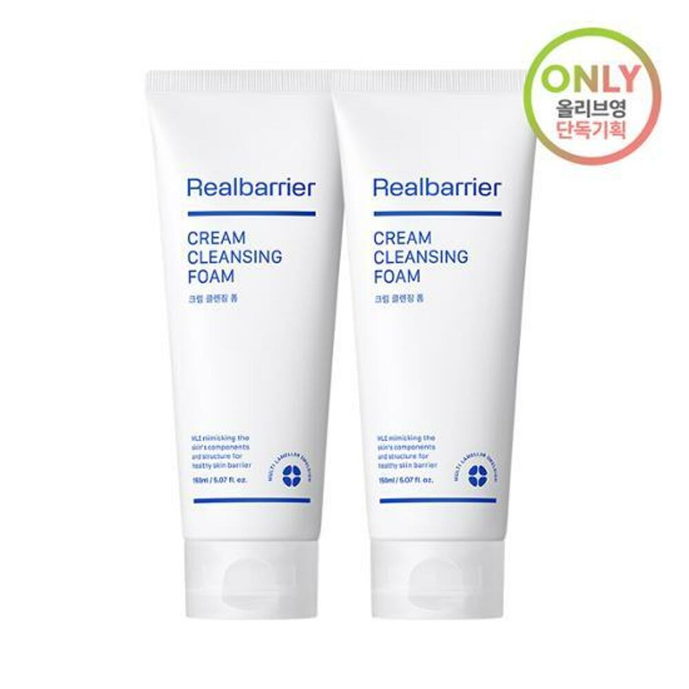 Real Barrier Cream Cleansing Foam 150mL 1+1 Special Set