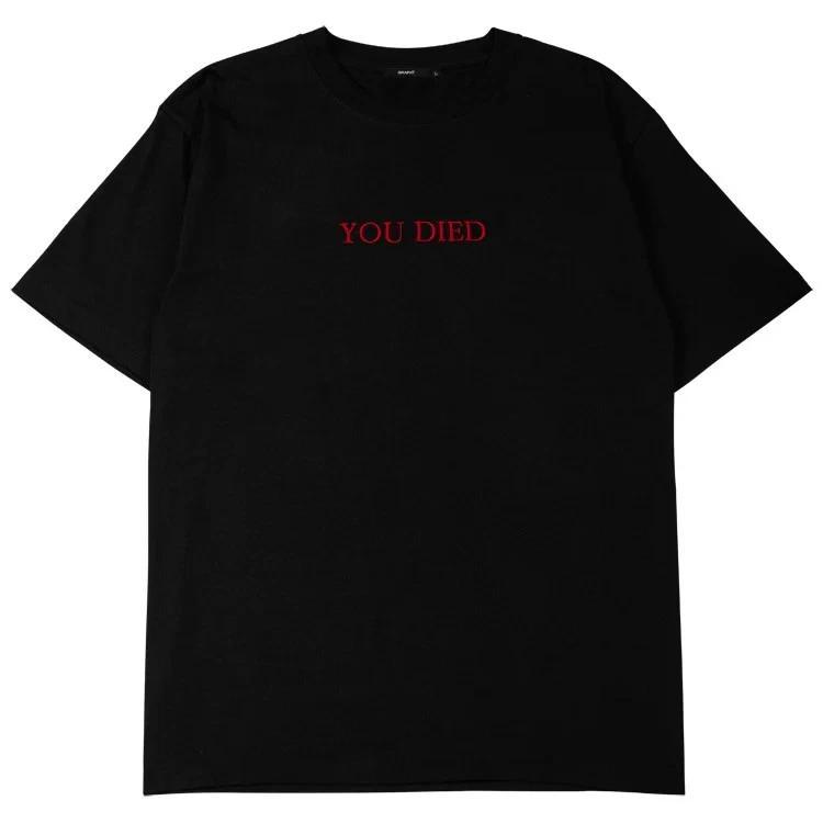Bloodborne TShirt Bloodborne You Die Black Japan New M