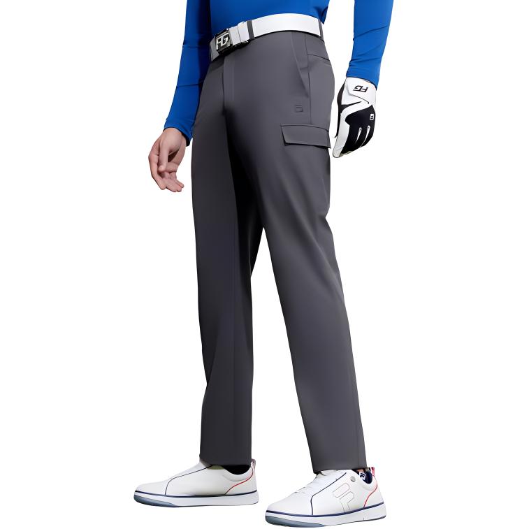 Fila 2023 Winter New Basic Simple Woven Golf Pants Men Pants Black A11M345806FBK