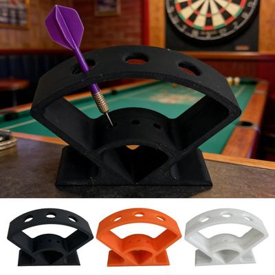 Dart Storage Rack 3 Fully Dart Holder Heavy Assembled Steel Soft Tip Duty Space Saving Tabletop