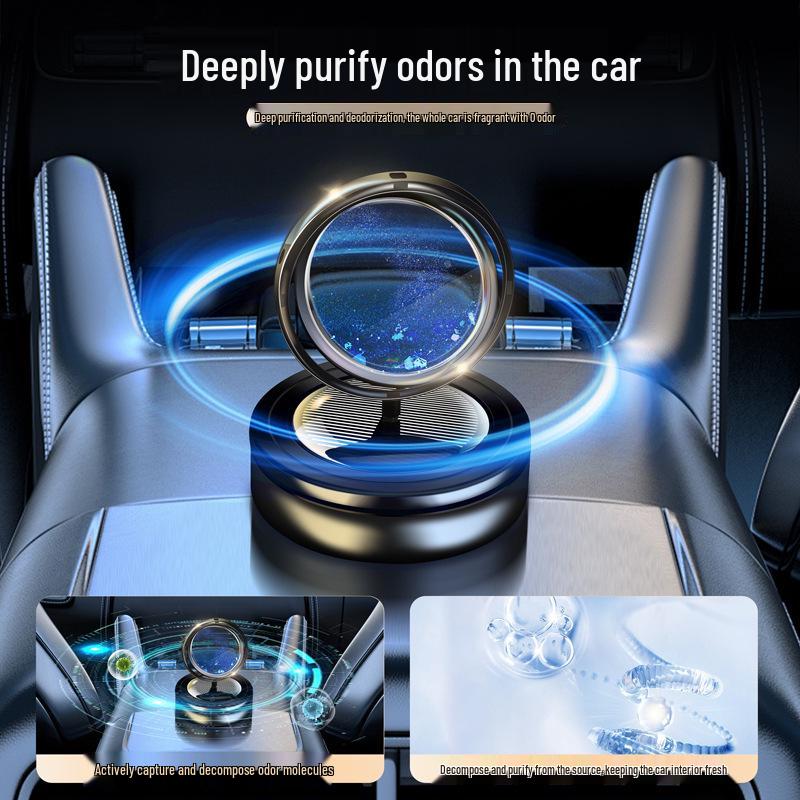 Solar Quicksand Dual-Use Car Air Freshener Ornament