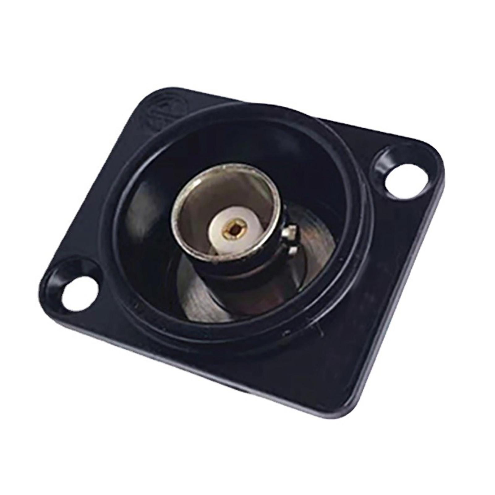 

BNC D Panel Mount Connector BNCQ9 Solder Type SDI Video Coaxial BNC Female to Female Connector Socket for Monitoring