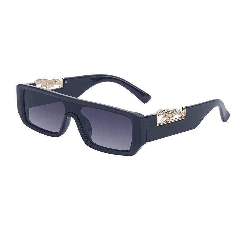 Leopard Head Small Frame Sunglasses Women'S Integrated Glasses Square Frame Sunglasses Men'S Glasses