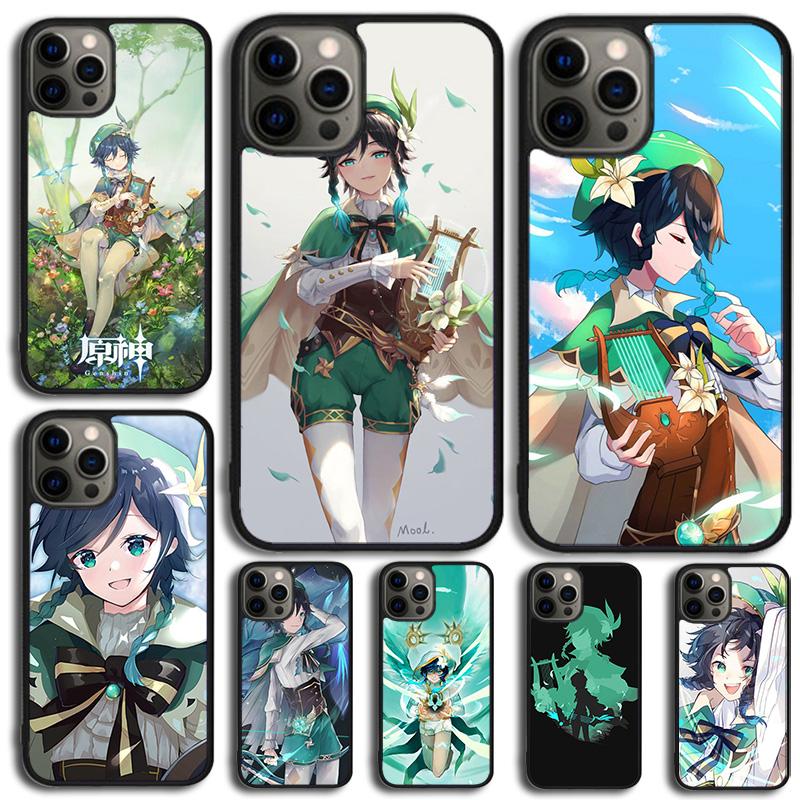 Genshin Impact Venti Phone Case For Apple iPhone 17 Air Pro Max Plus Coque For iPhone 17 Air 14 15 16 13 12 Max Cover
