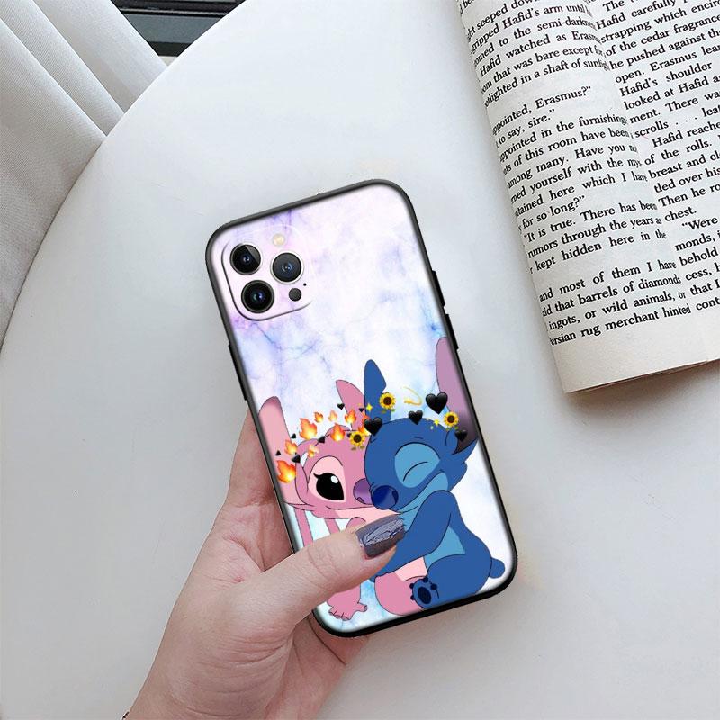Cartoon Stitch Handyhülle für Samsung Galaxy S24 S25 Ultra FE Plus Edge A22 A24 A25 A35 A02S A21S