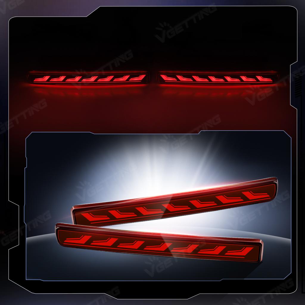 LED Rear Bumper Reflector Light For Land Rover Discovery 3 LR3 4 LR4 2005-2013 Turn Signal Lights Brake Taillamp Car Accessories