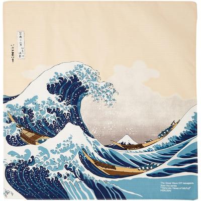 Maruzen Baumwoll Furoshiki Hokusai Namiura 5050cm Nr. 102
