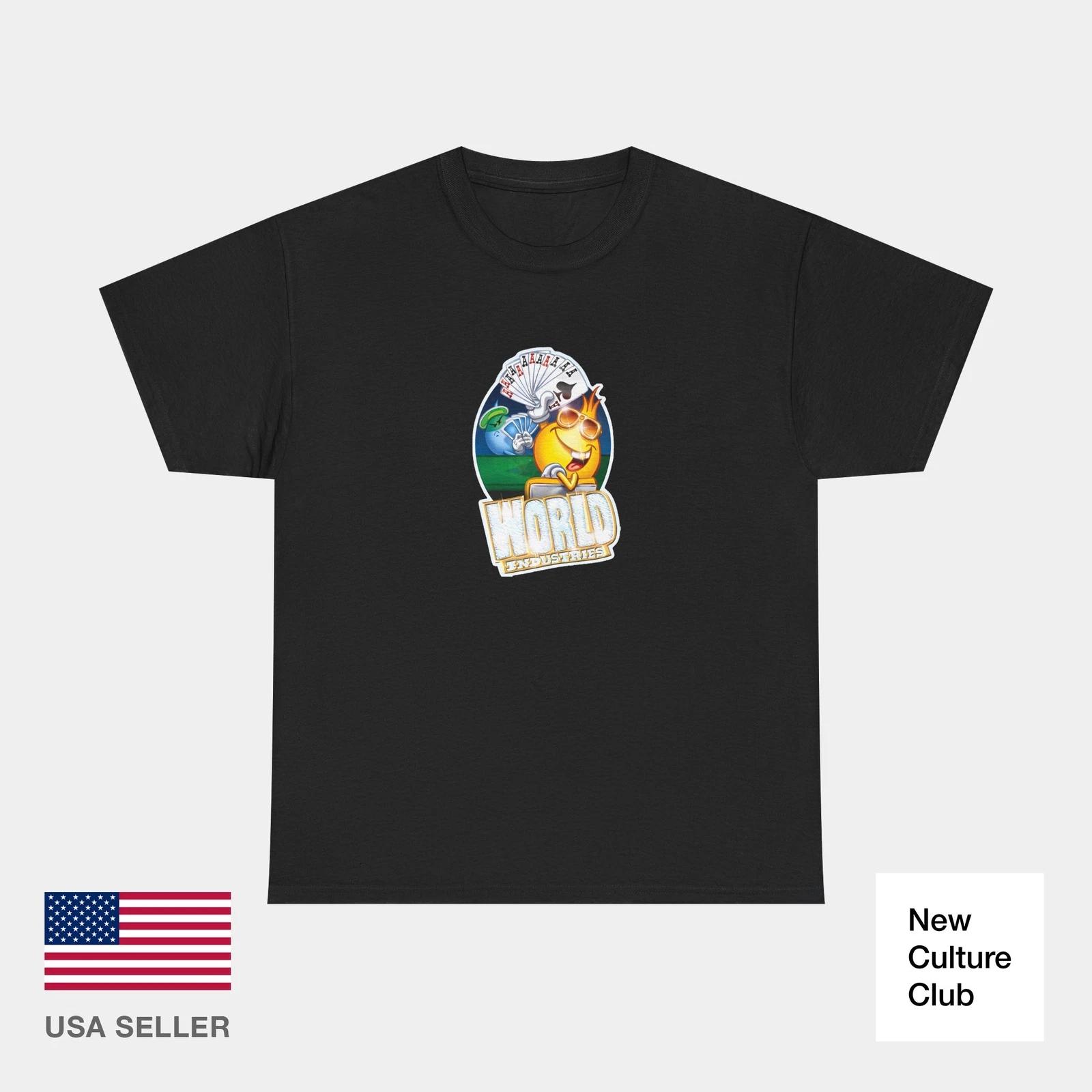 Cheater Flame Boy World Industries 2000s Skateboard Vintage Classic TShirt Print L