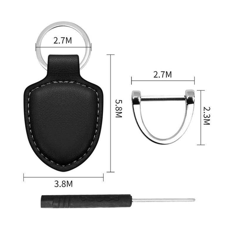 Leather Car Emblem Key Chain Ring Holder For BMW MINI Cooper One S Countryman Clubman JCW R50 R55 R56 R60 Car Accessories pwaxk99