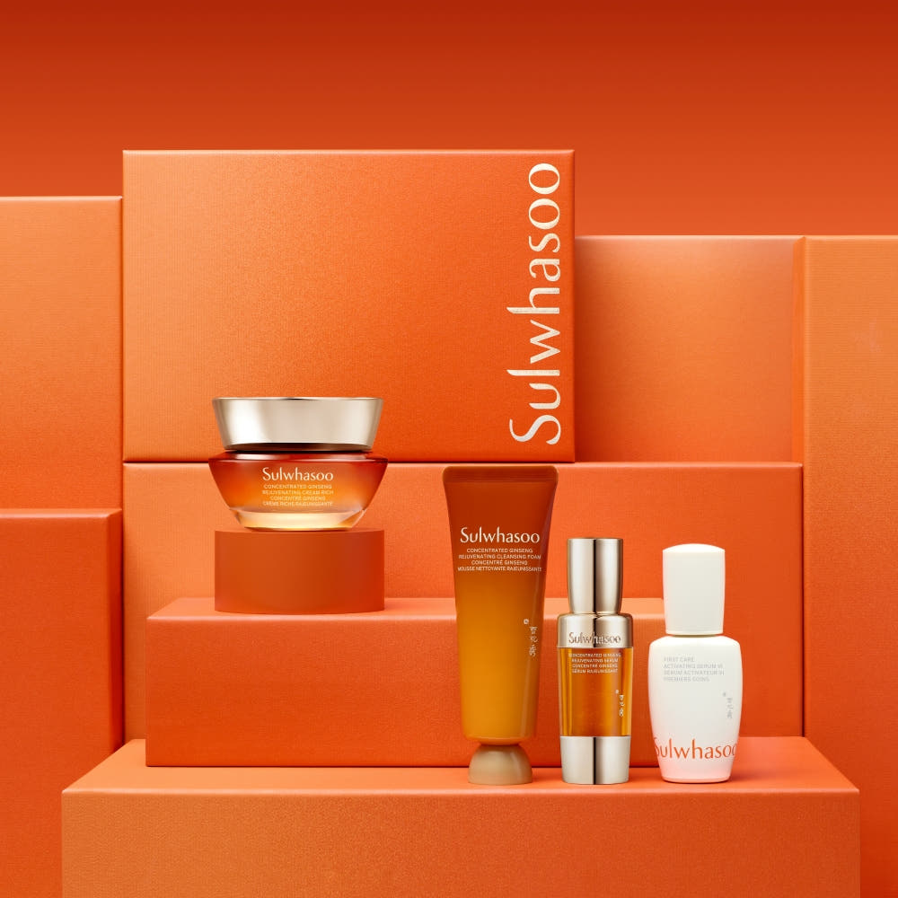 Sulwhasoo Concentrated Ginseng Renewing Cream Rich Intensive Anti-Aging Moisturizer Set