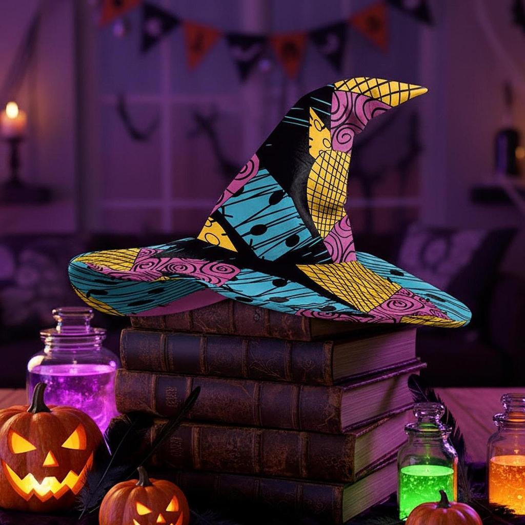 Halloween Witch Hat Soft Costume Accessory for Dress Role Play Masquerade Style A