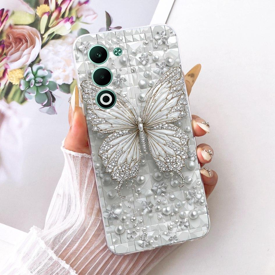 Custodia Trasparente Per OPPO A5 4G Custodie CPH2727 Nuova Moda Fiocco Limone Fundas Copertura Morbida in Silicone Per OPPO A5 A5x 5G A5M Gusci