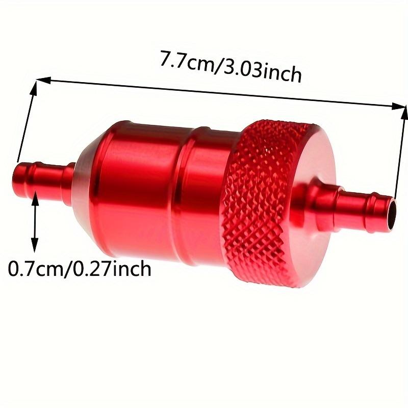 High Performance 8mm CNC Petrol Gas Fuel Filter Cleaner for Motorcycle Pit Dirt Bike ATV Quad Scooter Inline 50-250cc
