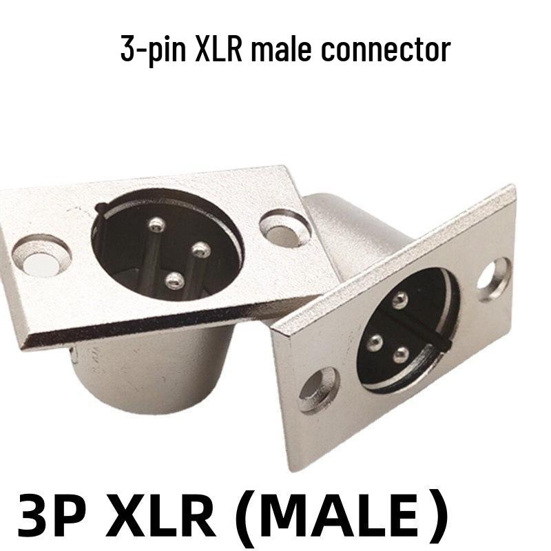 3P4P5P Rectangular Japanese XLR Microphone Audio Mixer Balanced Socket