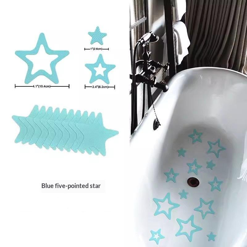 Star Pattern Non Slip Bathtub Stickers Waterproof Self Adhesive Removable Decals for Bathroom Shower Toilet Anti Fall