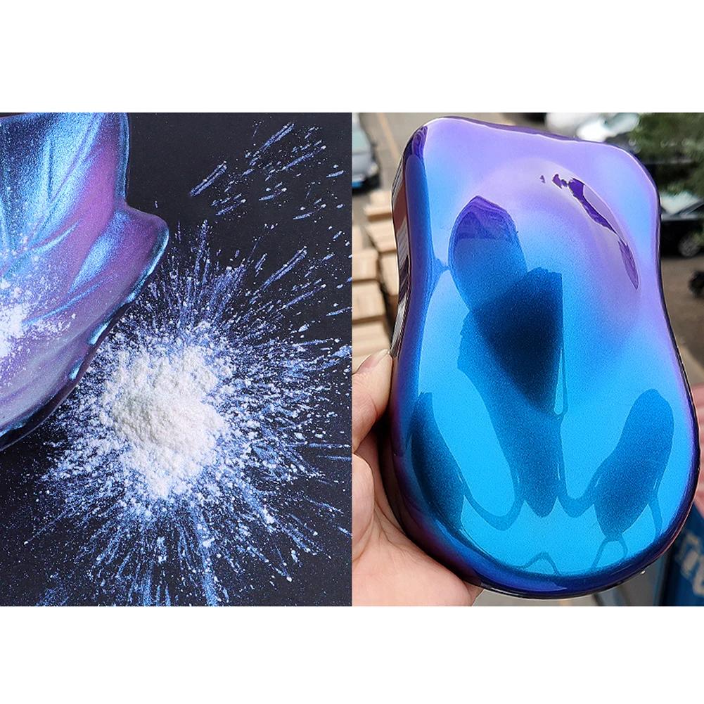 10g Car Chameleon Pigment Powder Pigment pro změnu barvy Dekorace do auta Perleťový pigment Powder Kosmetické oční stíny na nehty