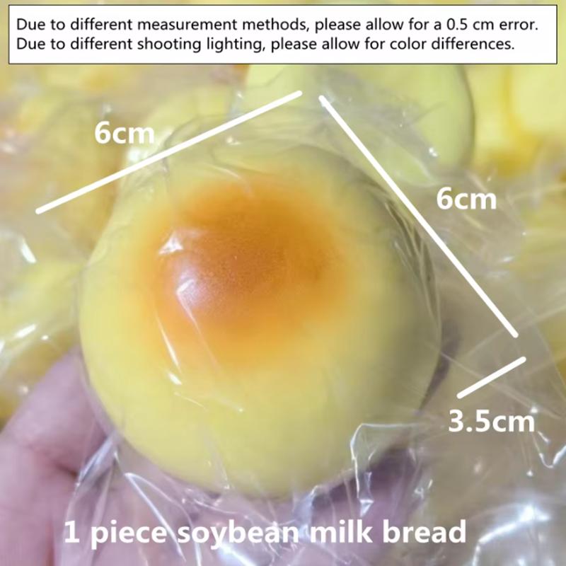 Milk Cute Bread Squishy Toys Simulation Bread Squeeze Toy Soft Decompressing Stress Easing Slow Rising Sensory Fidget Toys