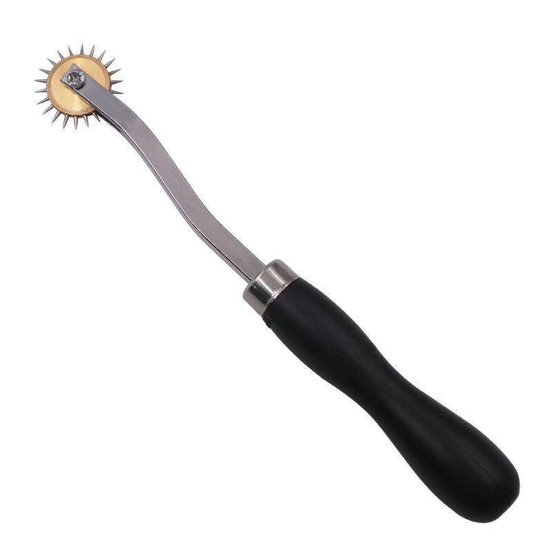 

Paper Leather Gear Teeth Scribing Wheel for Overstitch Marking Spacing in Leather Craft and Sewing