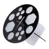 14 Holes Makeup Brush Drying Rack Detachable Round Paint Brush Drying Holder Display Stand Black White