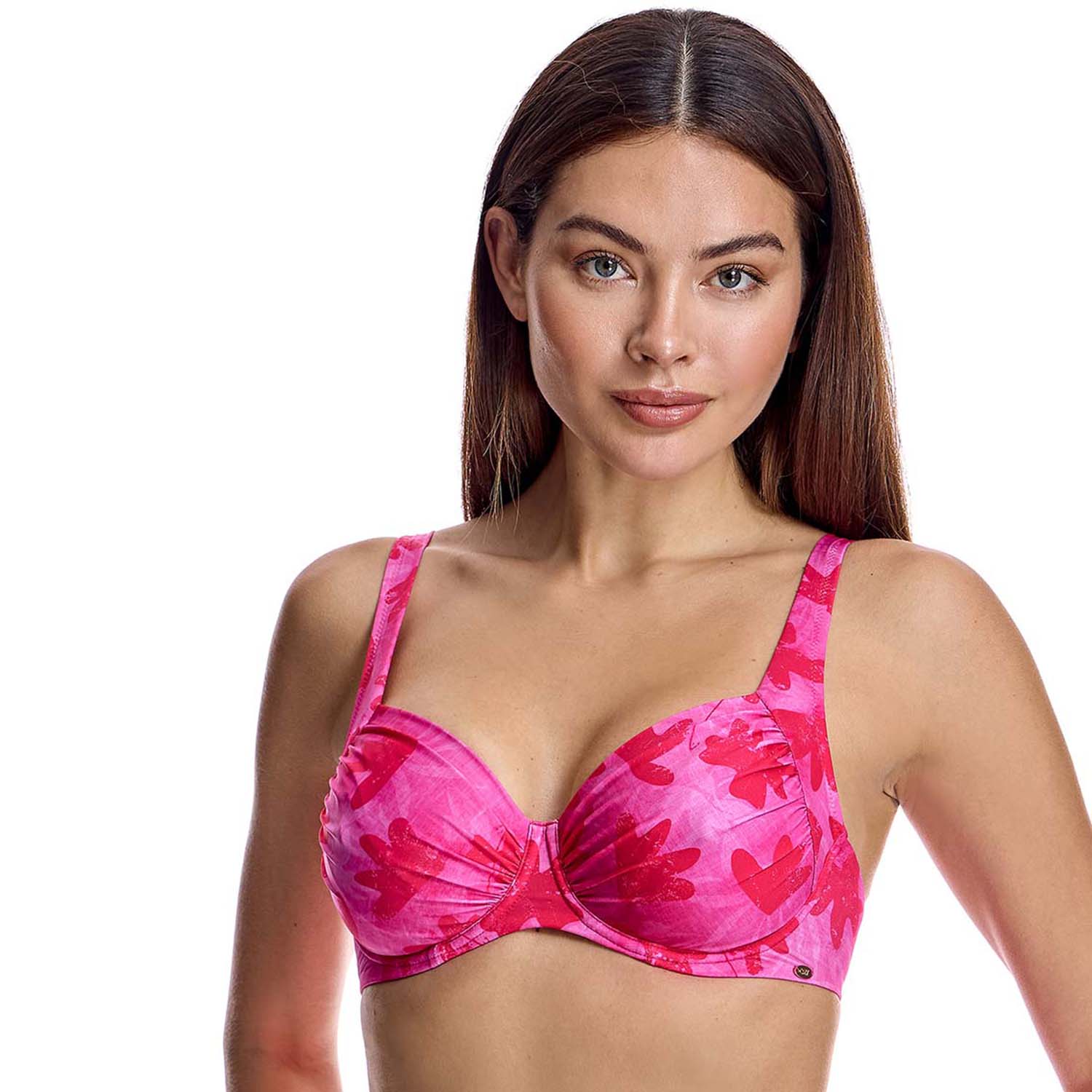 

Топ от бикини Capacidad с косточками W250901 для женщин 42-90D розовый